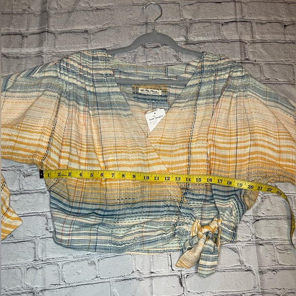 NWT Free People Maldives Surplice Wrap Top - Medium - Picture 14 of 15